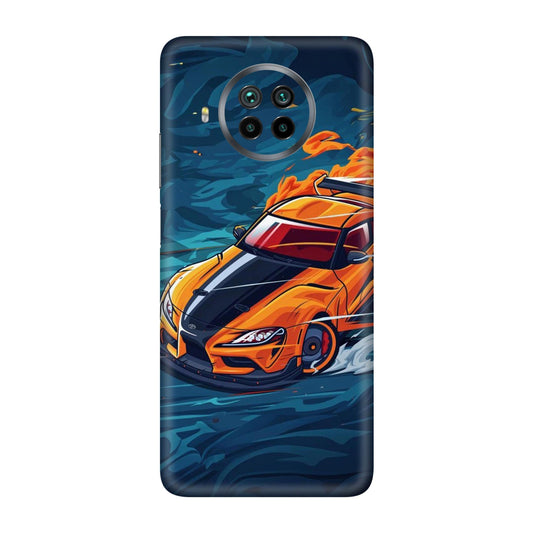 Blazing Orange Supra Mobile Skin For Mi 10i