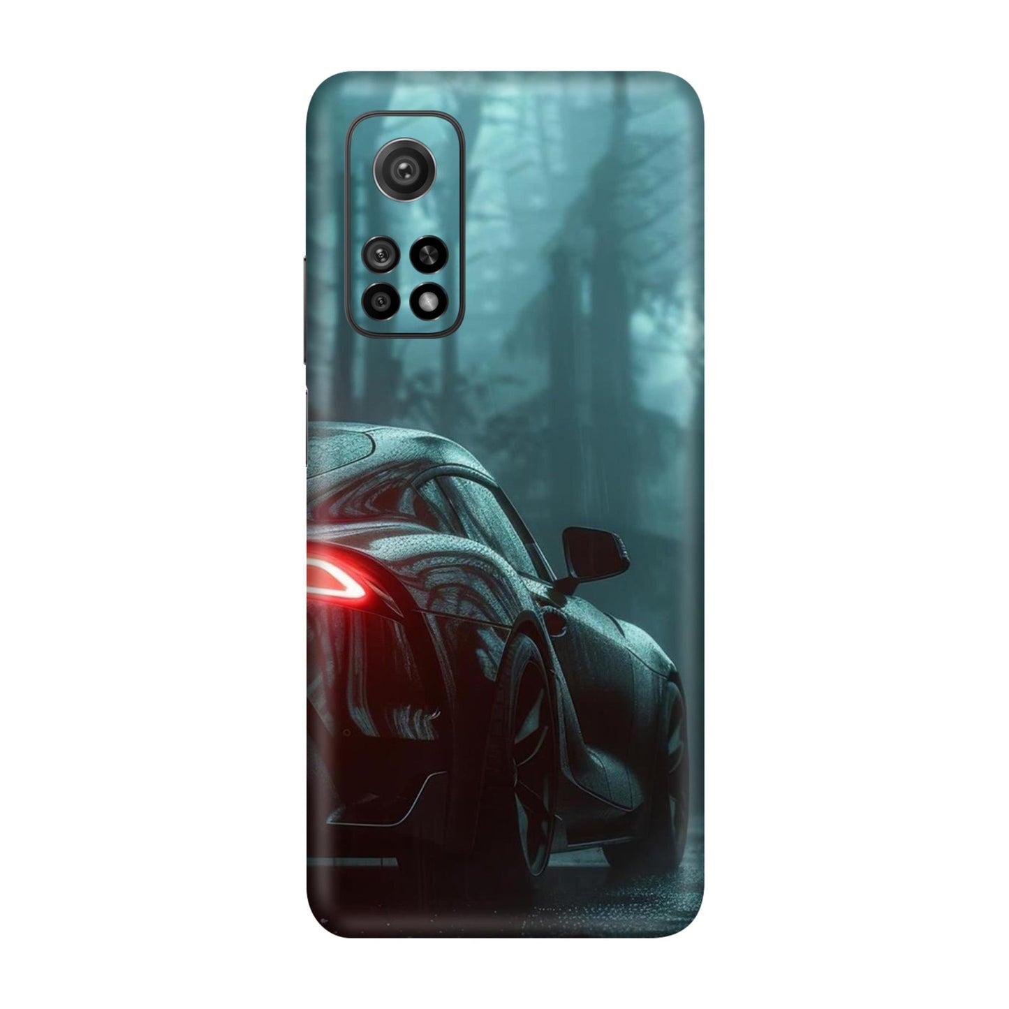 Toyota Supra GR Black Edition Rain Forest Mobile Skin For Mi 10T 5g