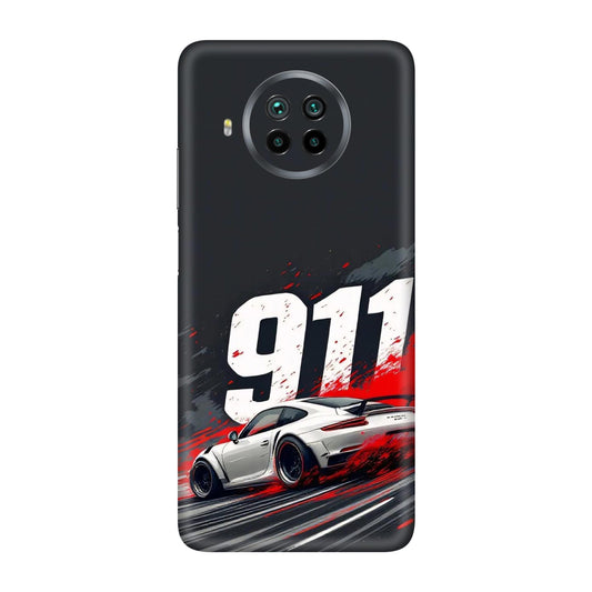 911 Drift Flash Crimson Mobile Skin For Mi 10T Lite