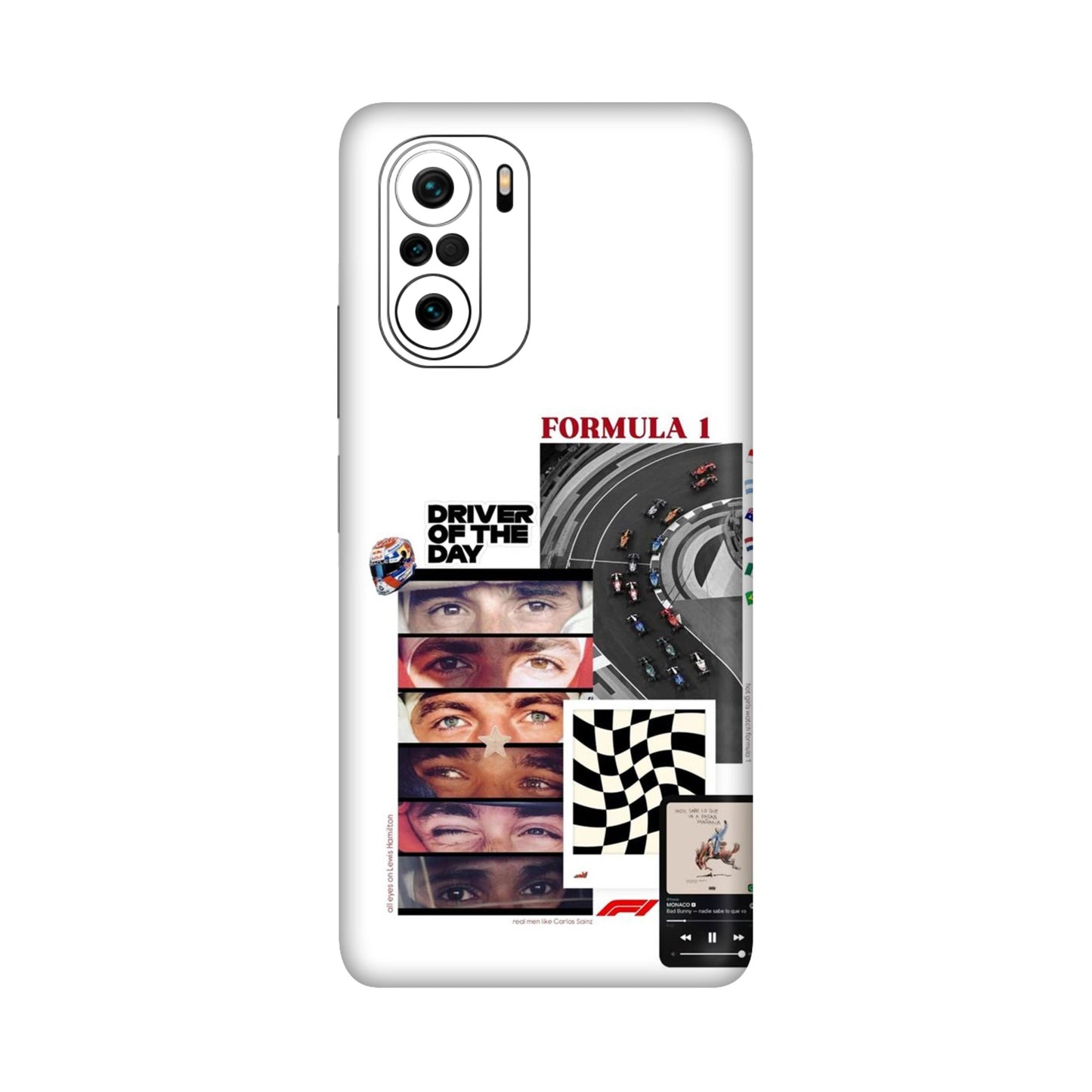 Grid Anthem Eyes & Flags Mobile Skin For Mi 11X