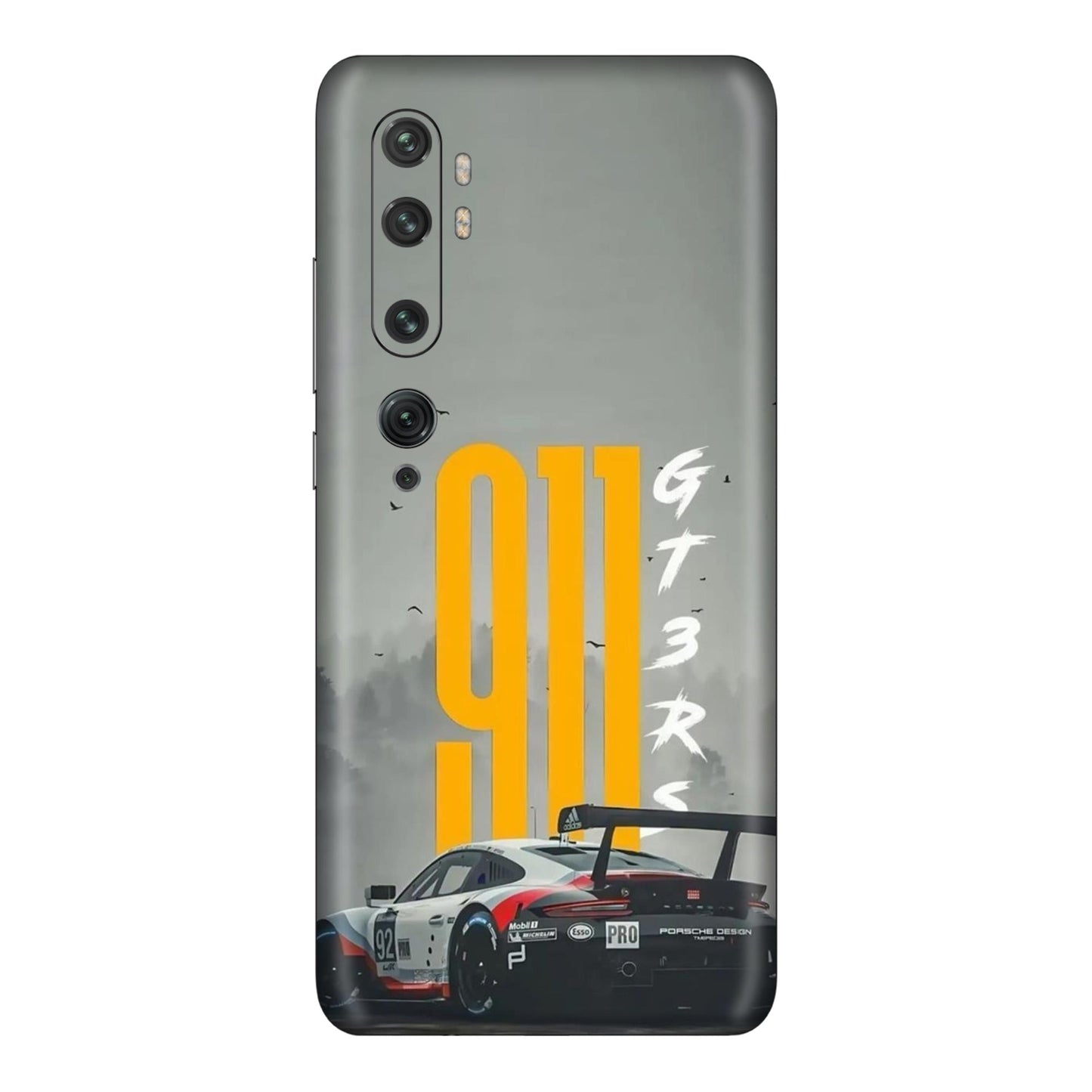 GT3 MistRacer Shell Mobile Skin For Mi Note 10