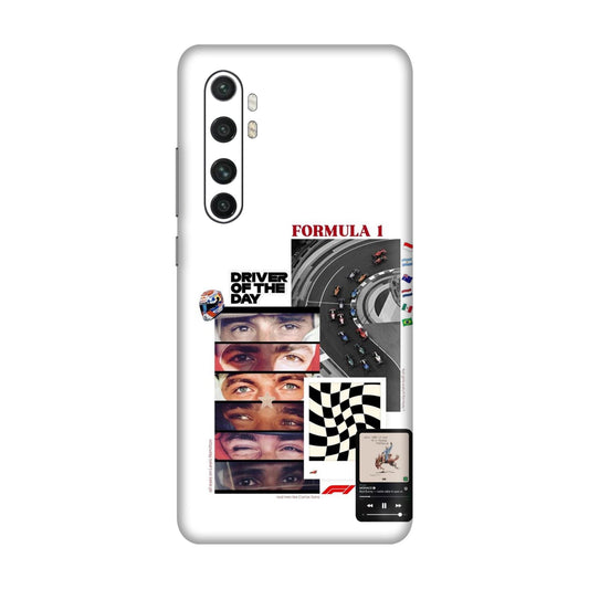 Grid Anthem Eyes & Flags Mobile Skin For Mi Note 10 Lite