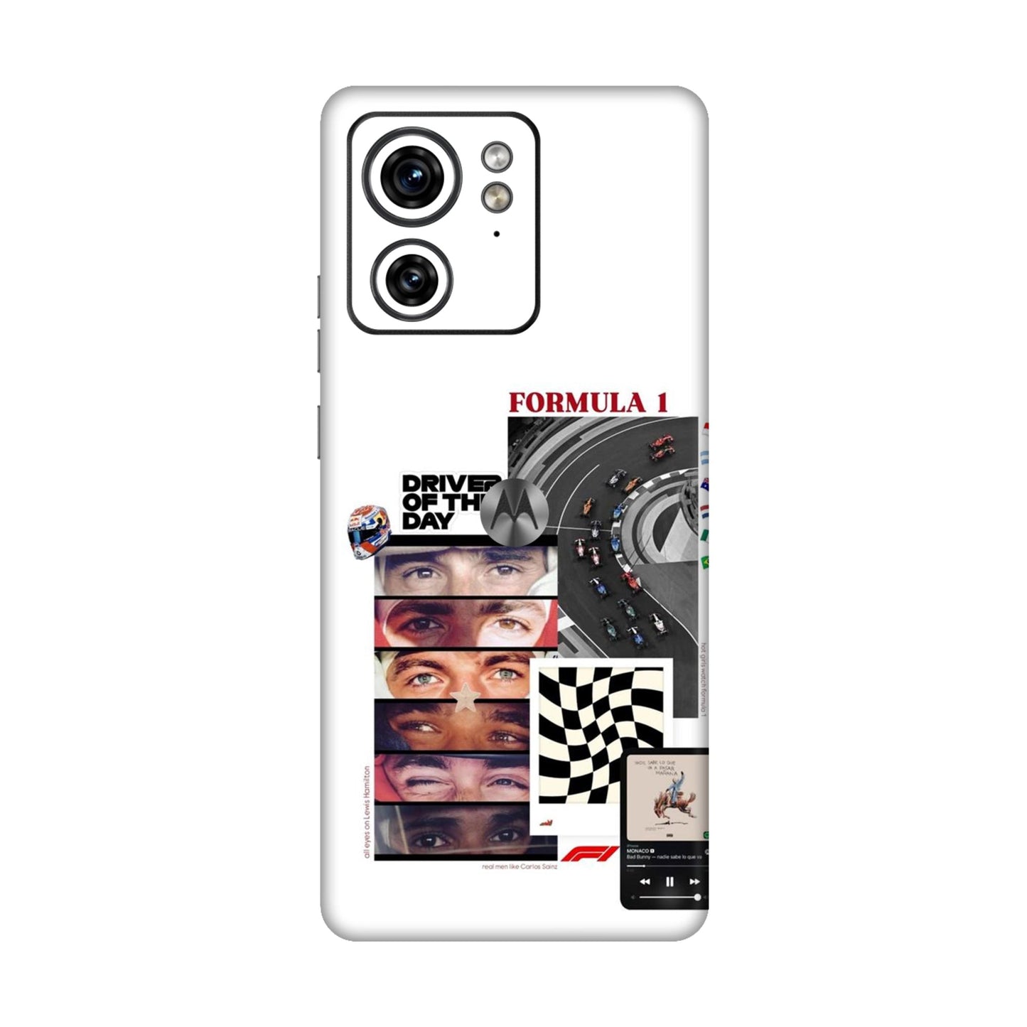 Grid Anthem Eyes & Flags Mobile Skin For Motorola Edge 40 5G