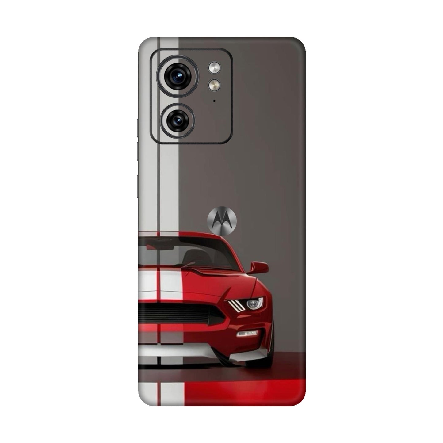 Mustang GT Racing Stripe Mobile Skin For Motorola Edge 40 5G