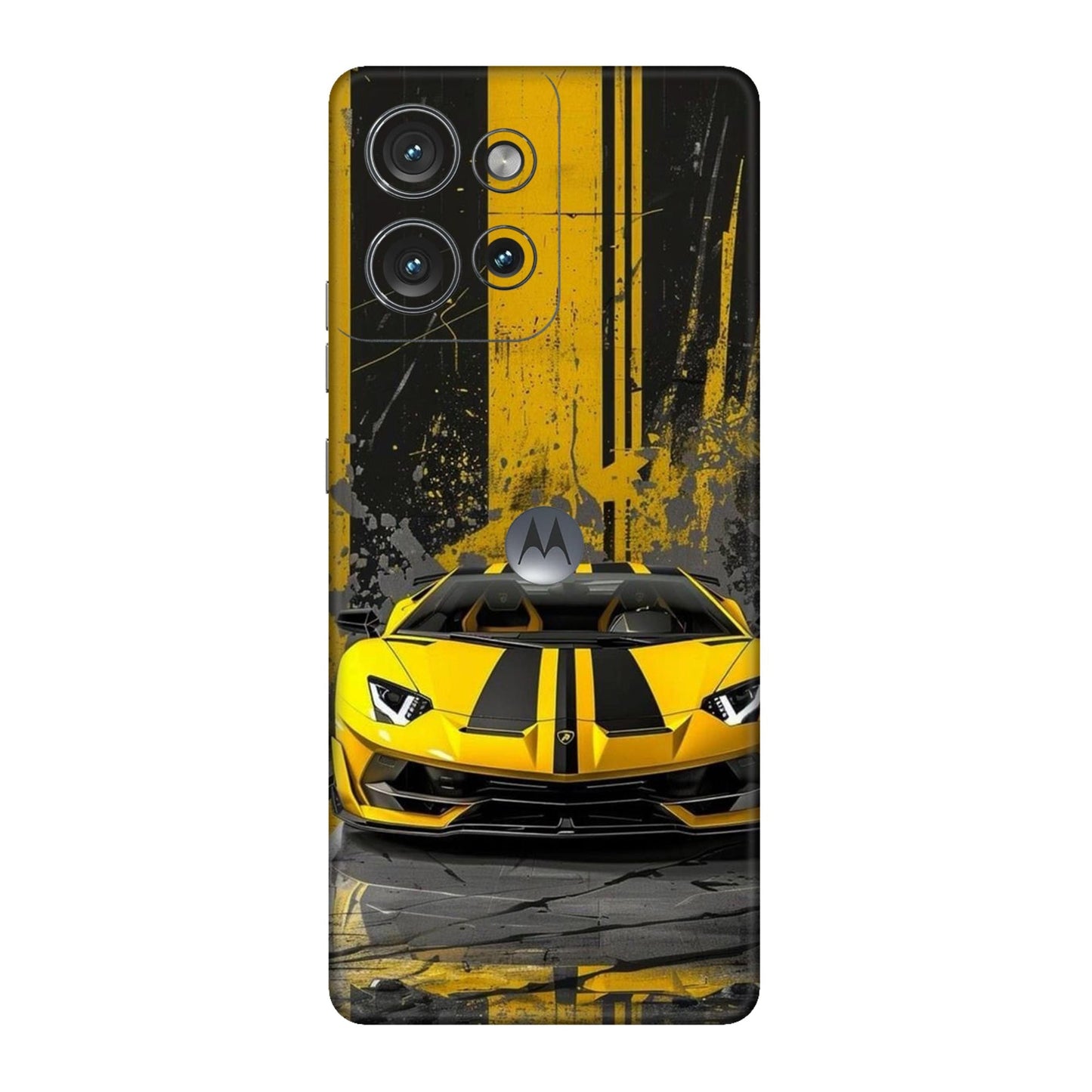 Aventador Hazard Mobile Skin For Motorola Edge 50 5G