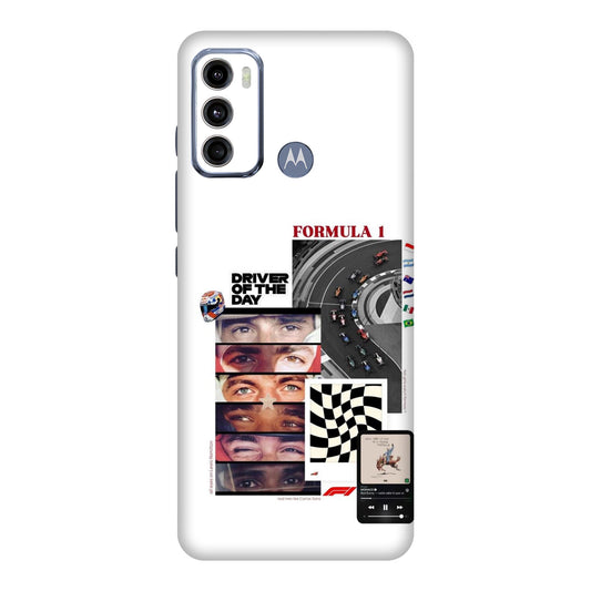 Grid Anthem Eyes & Flags Mobile Skin For Motorola G40 Fusion