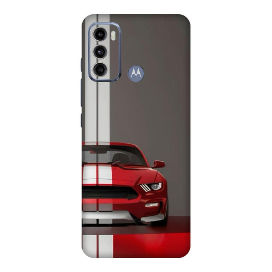 Mustang GT Racing Stripe Mobile Skin For Motorola G40 Fusion