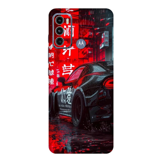 Neon Drift Phantom Mobile Skin For Motorola G40 Fusion