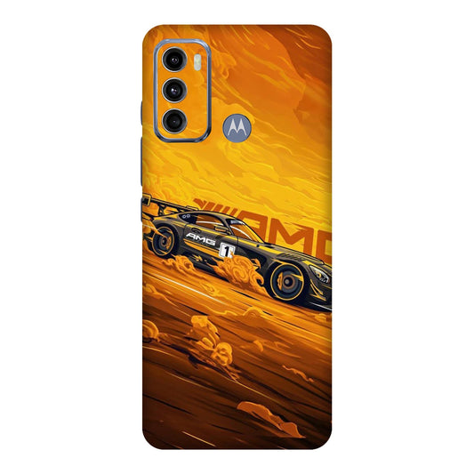 AMG Nitro Drift Mobile Skin For Motorola G40 Fusion