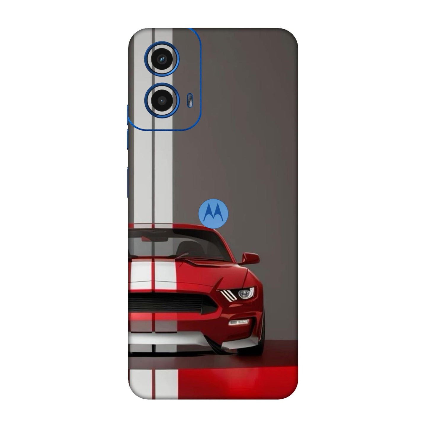 Mustang GT Racing Stripe Mobile Skin For Motorola G45 5G