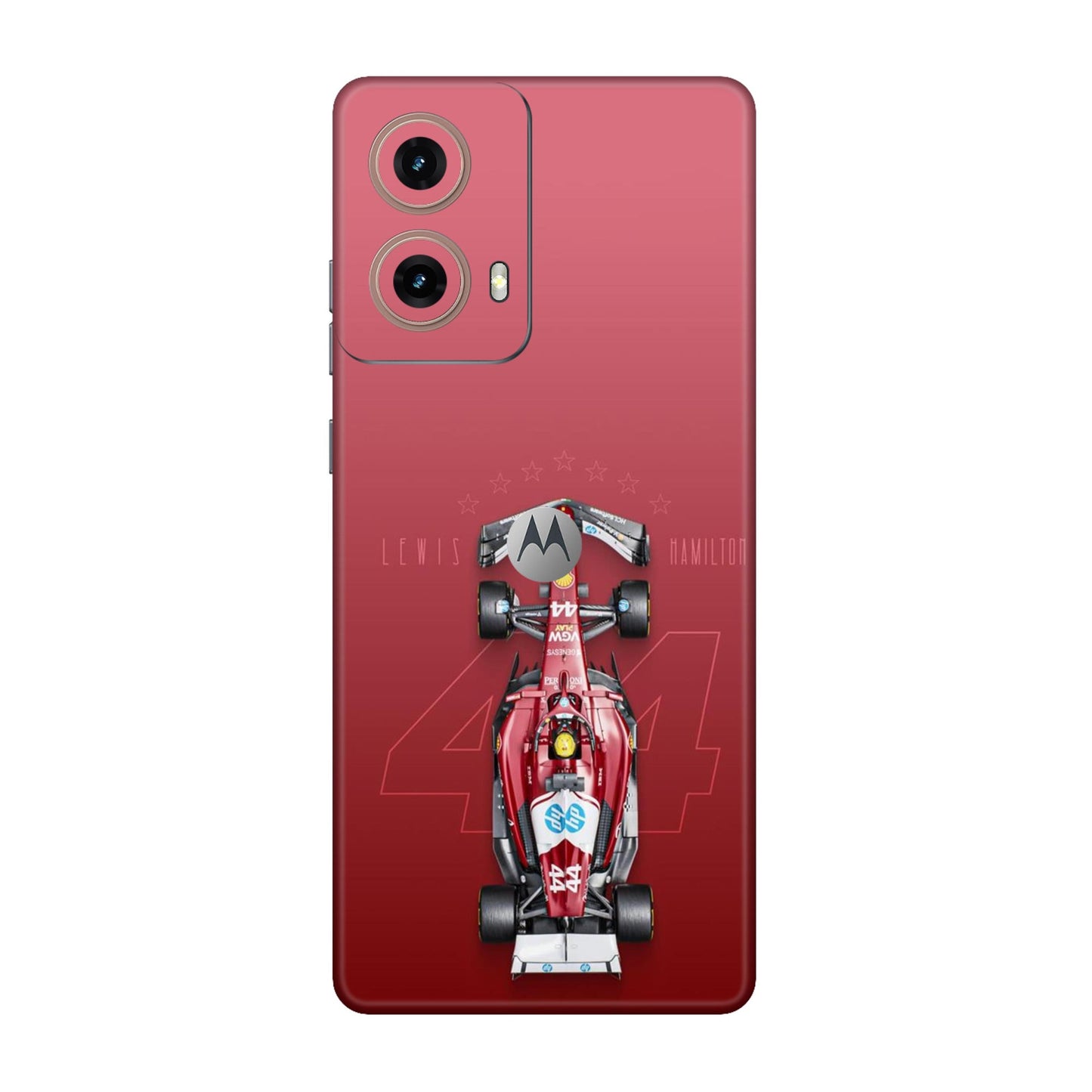 Red Reign Hamilton 44 Mobile Skin For Motorola G85 5G