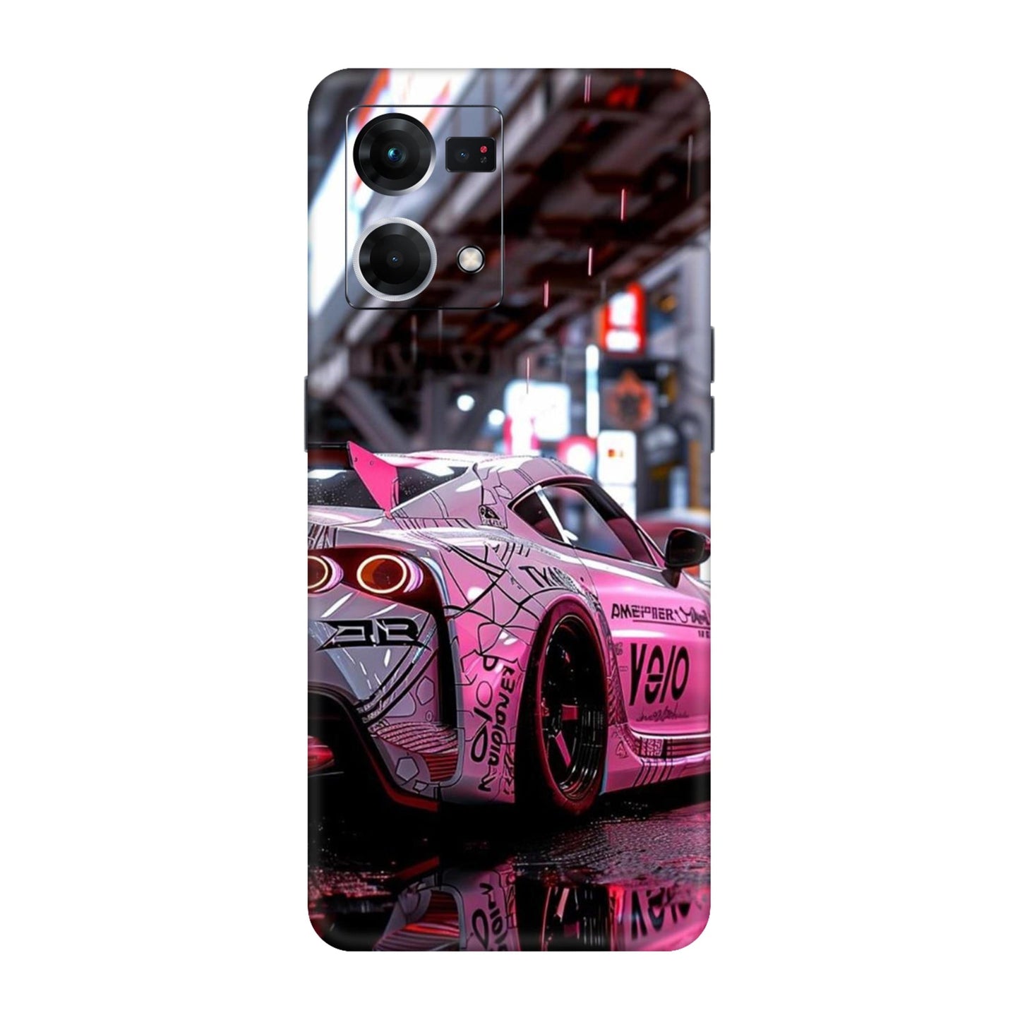 Nissan GT-R JDM Tokyo Night Neon Mobile Skin For Oppo F21s Pro
