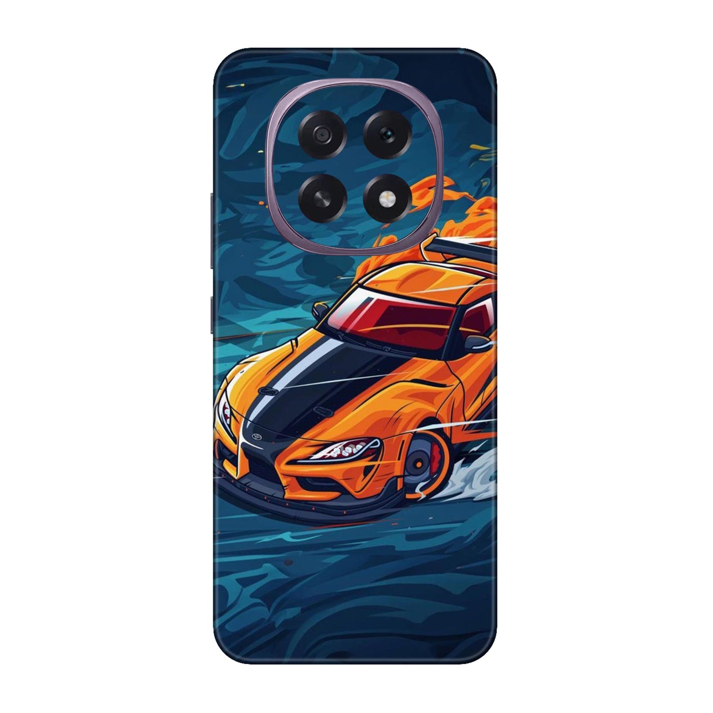 Blazing Orange Supra Mobile Skin For Oppo F29 5G