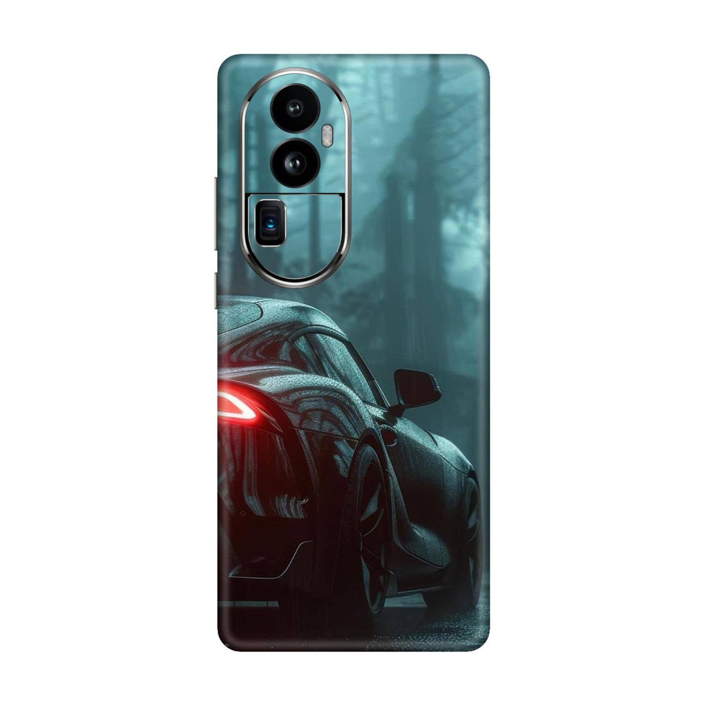 Toyota Supra GR Black Edition Rain Forest Mobile Skin For Oppo Reno 10 Pro Plus 5g