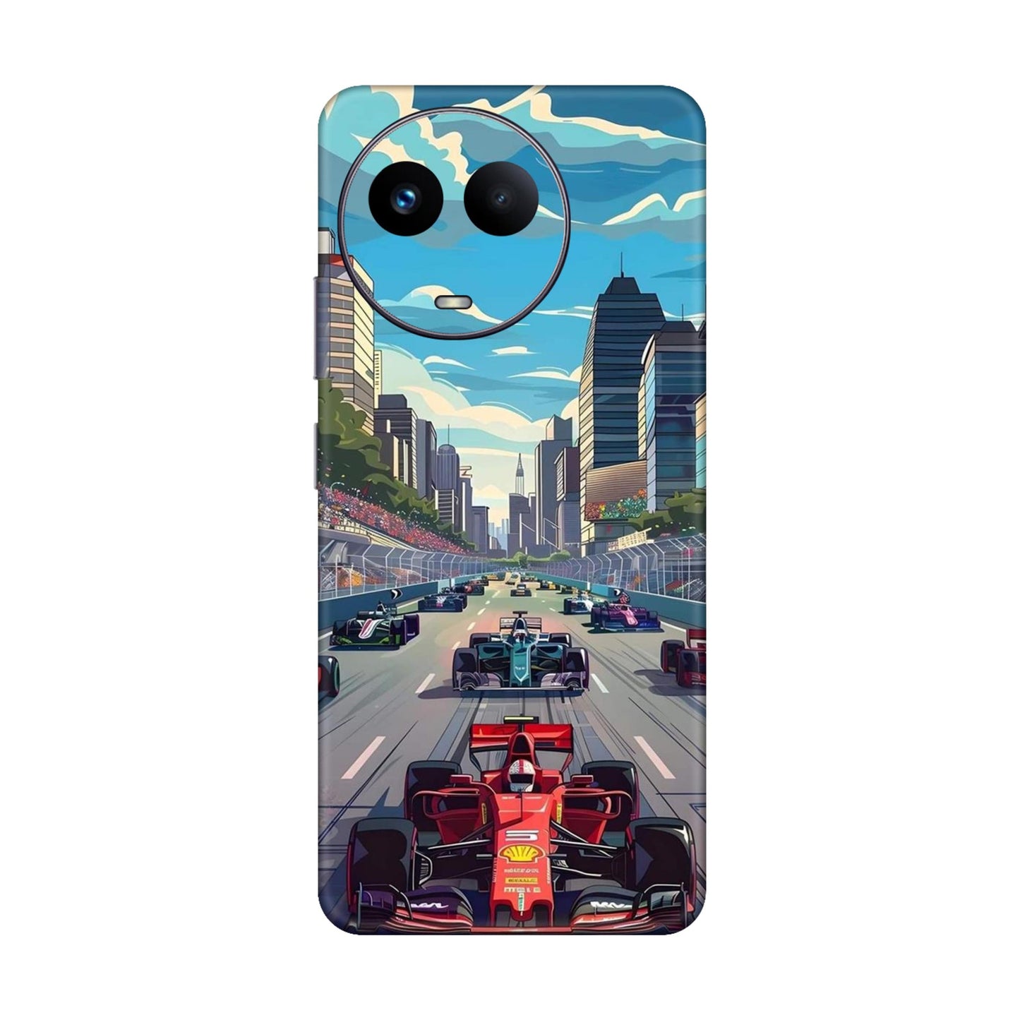 Urban Grand Prix Mobile Skin For Realme 11x 5g
