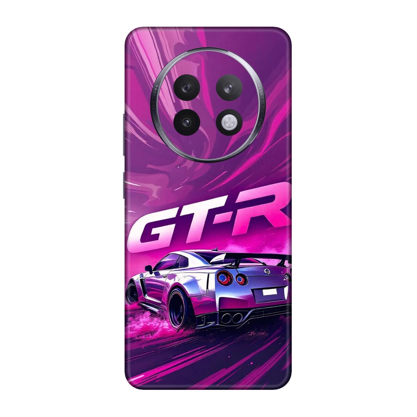 Nissan GT-R Supercar Drift Purple Design Mobile Skin For Realme 13 Plus 5g