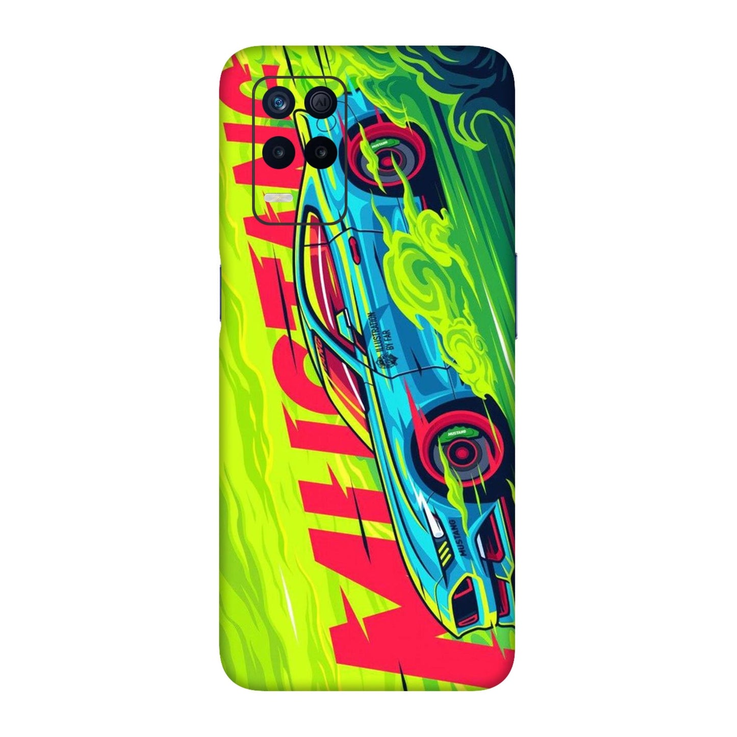 Neon Venom Drift Mobile Skin For Realme 9 5g