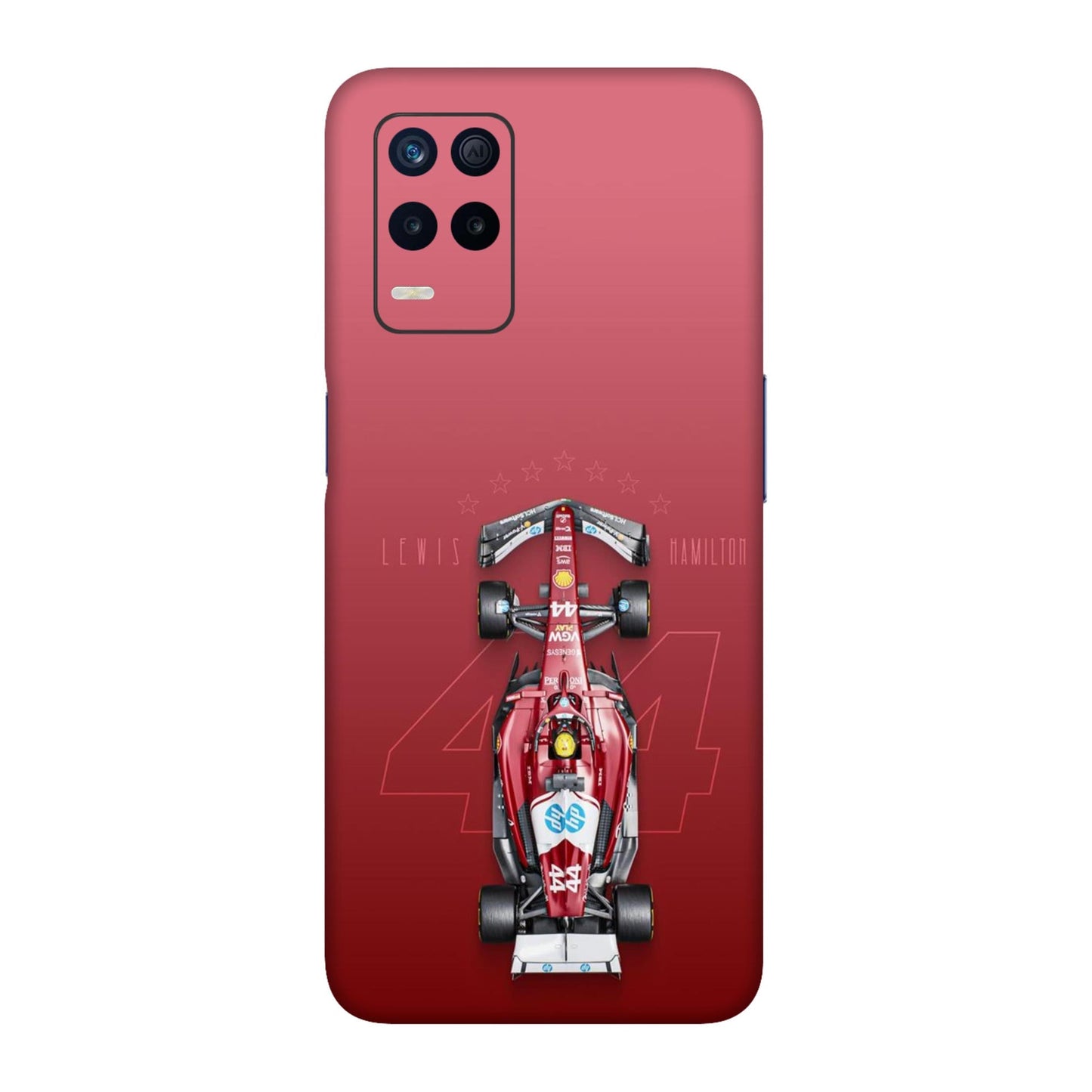 Red Reign Hamilton 44 Mobile Skin For Realme 9 5g