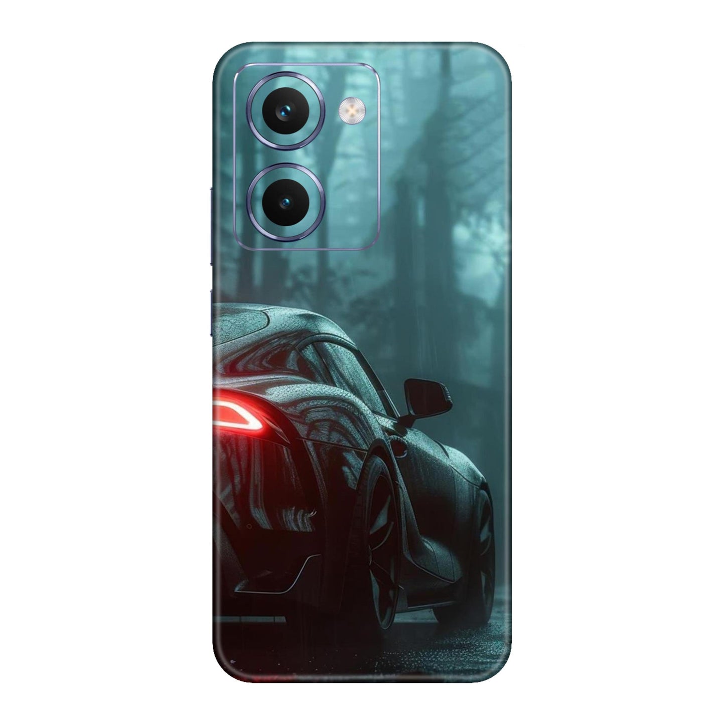 Toyota Supra GR Black Edition Rain Forest Mobile Skin For Realme P3 Ultra 5g