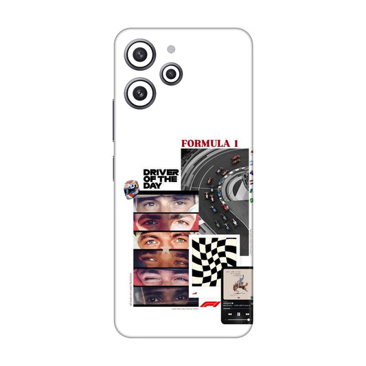Grid Anthem Eyes & Flags Mobile Skin For Redmi 12 4G