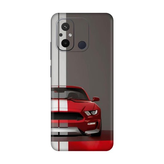 Mustang GT Racing Stripe Mobile Skin For Redmi 12C