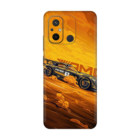 AMG Nitro Drift Mobile Skin For Redmi 12C