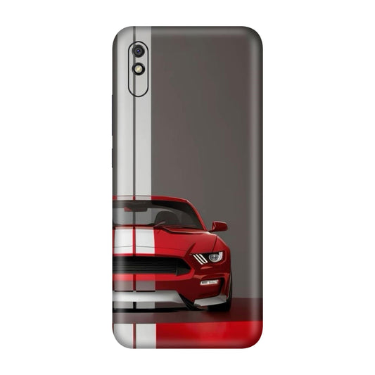 Mustang GT Racing Stripe Mobile Skin For Redmi 9A