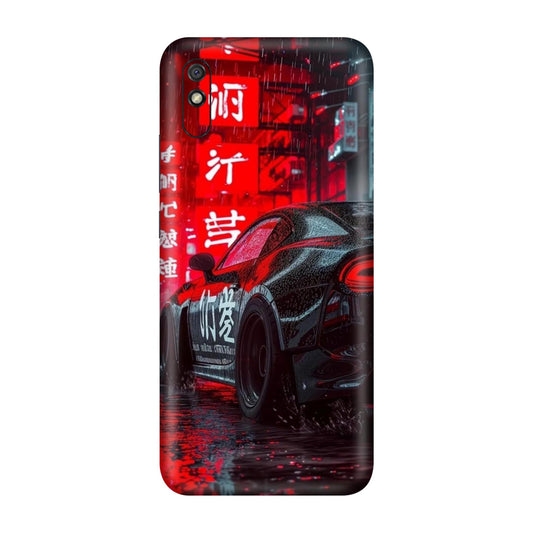 Neon Drift Phantom Mobile Skin For Redmi 9A