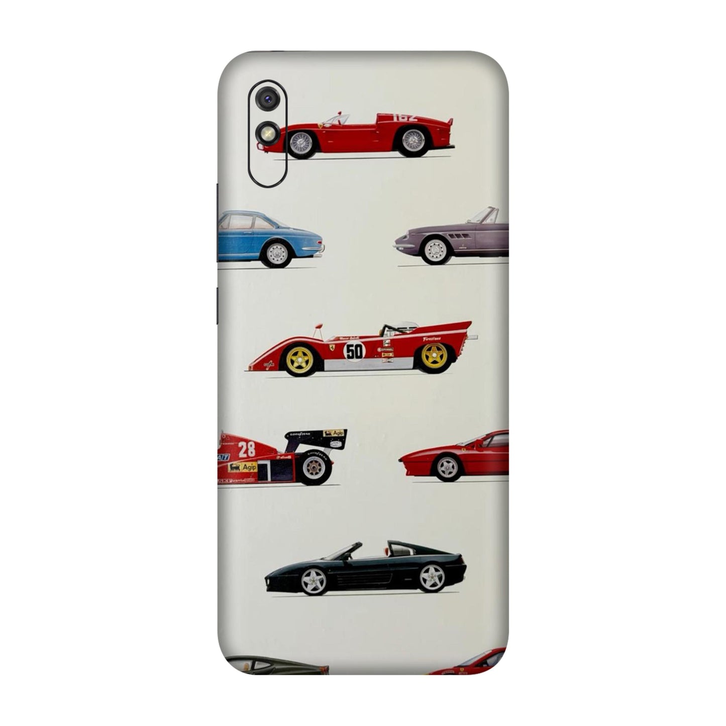 SideLine Icons Drive Through Time Mobile Skin For Redmi 9i