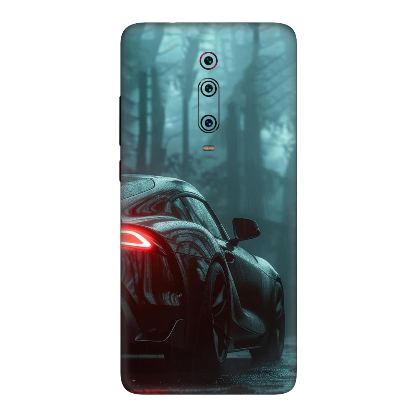 Toyota Supra GR Black Edition Rain Forest Mobile Skin For Redmi K20