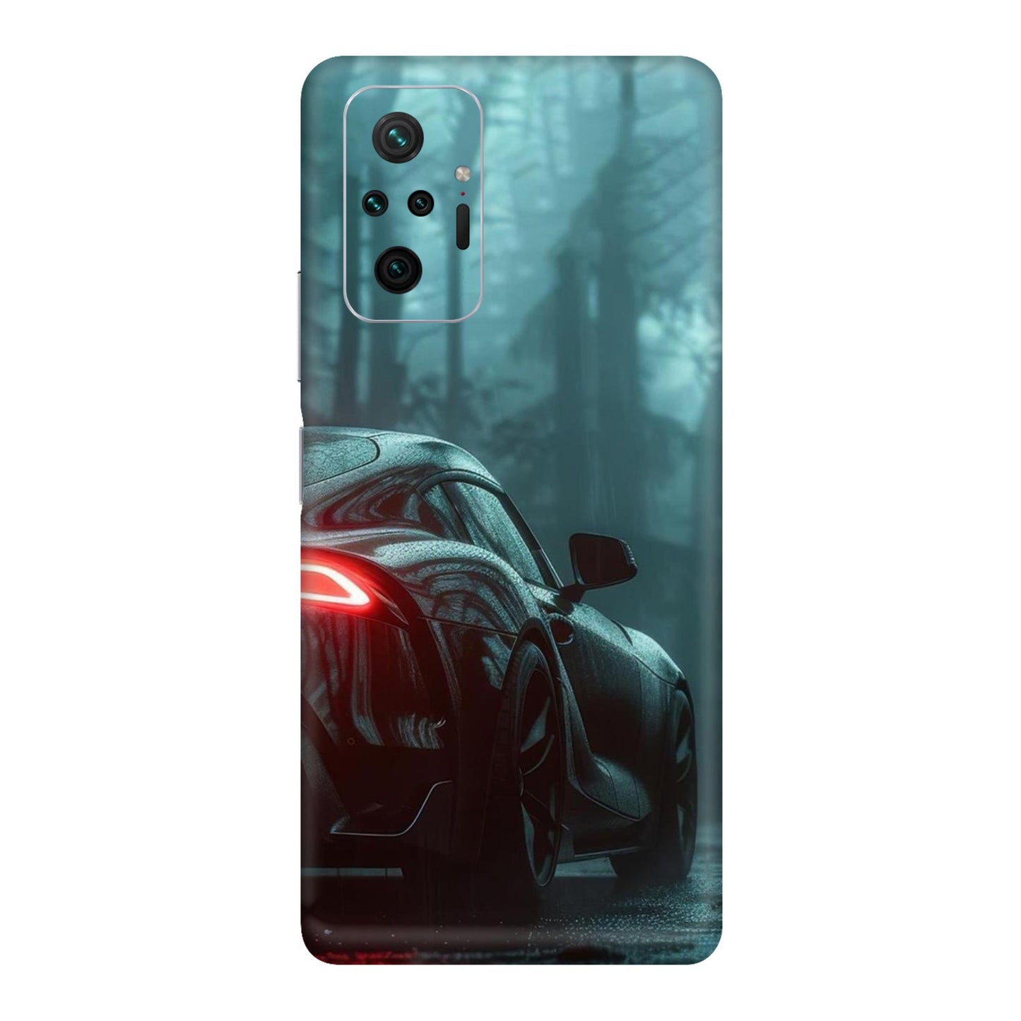 Toyota Supra GR Black Edition Rain Forest Mobile Skin For Redmi Note 10 Pro