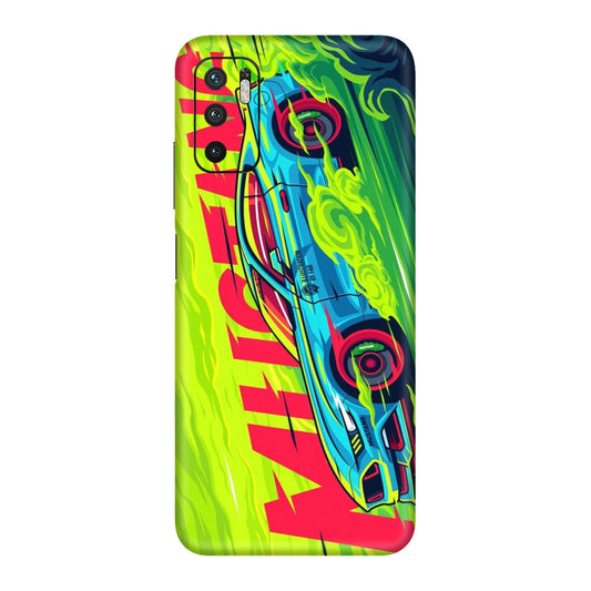 Neon Venom Drift Mobile Skin For Redmi Note 10T 5g