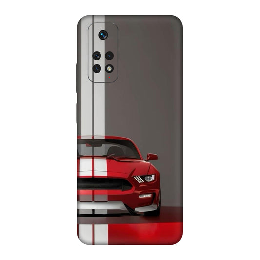 Mustang GT Racing Stripe Mobile Skin For Redmi Note 11