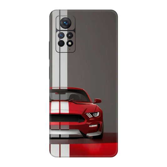 Mustang GT Racing Stripe Mobile Skin For Redmi Note 11 Pro