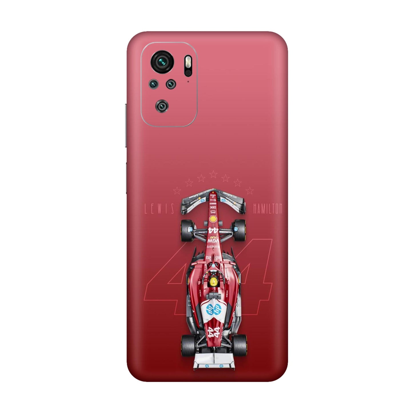 Red Reign Hamilton 44 Mobile Skin For Redmi Note 11 SE