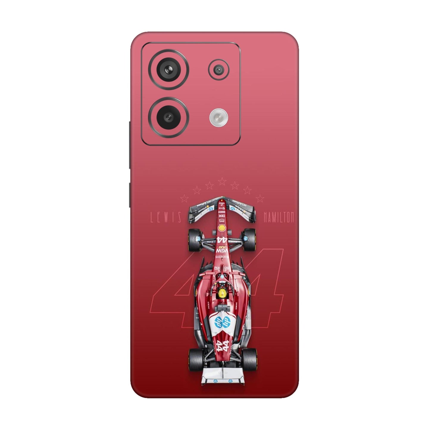 Red Reign Hamilton 44 Mobile Skin For Redmi Note 13 Pro 5g