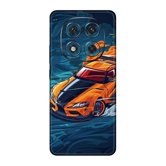 Blazing Orange Supra Mobile Skin For Redmi Note 14 Pro 5g