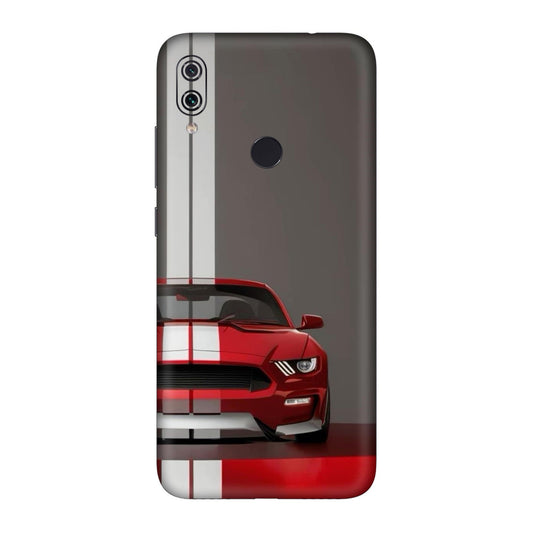 Mustang GT Racing Stripe Mobile Skin For Redmi Note 7 Pro