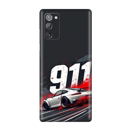 911 Drift Flash Crimson Mobile Skin For Samsung Galaxy Note 20