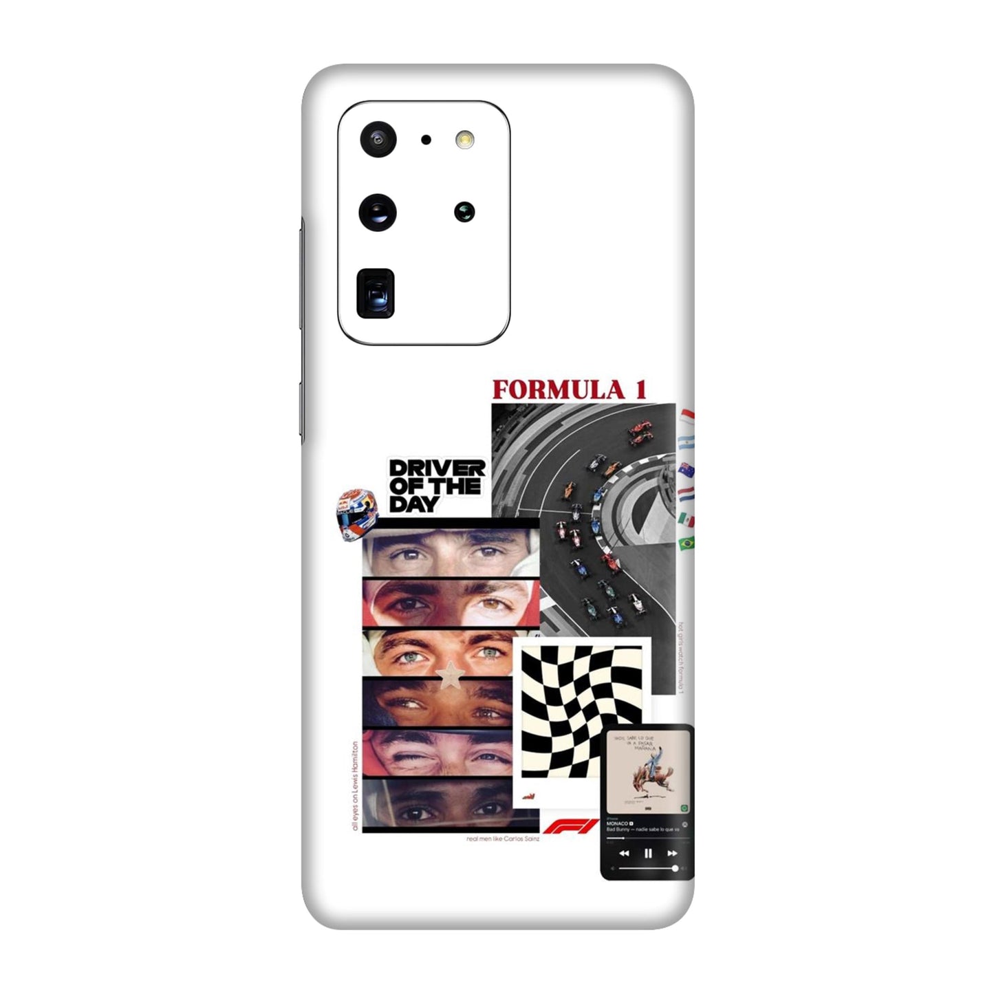 Grid Anthem Eyes & Flags Mobile Skin For Samsung Galaxy S20 Ultra