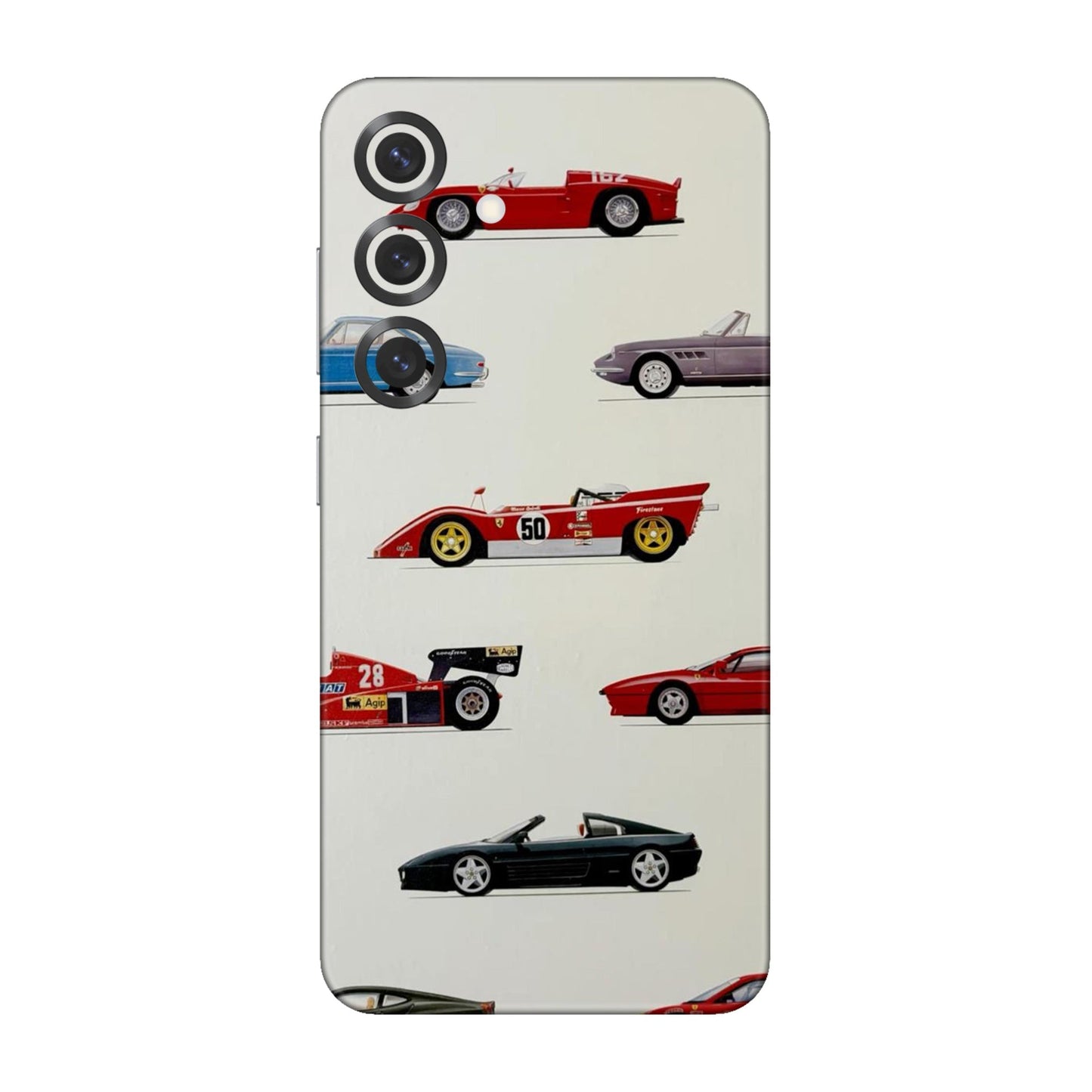 SideLine Icons Drive Through Time Mobile Skin For Samsung Galaxy S25 Plus 5g