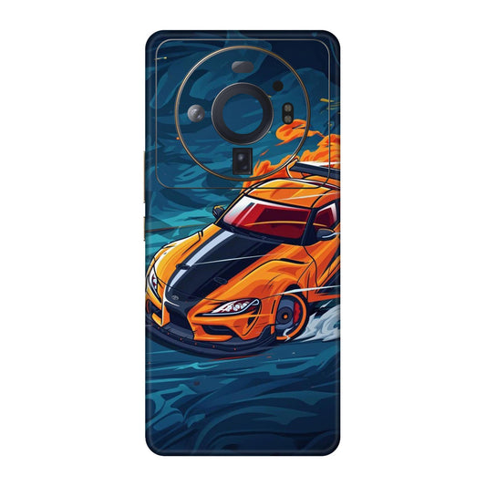 Blazing Orange Supra Mobile Skin For Xiaomi 12S Ultra 5g