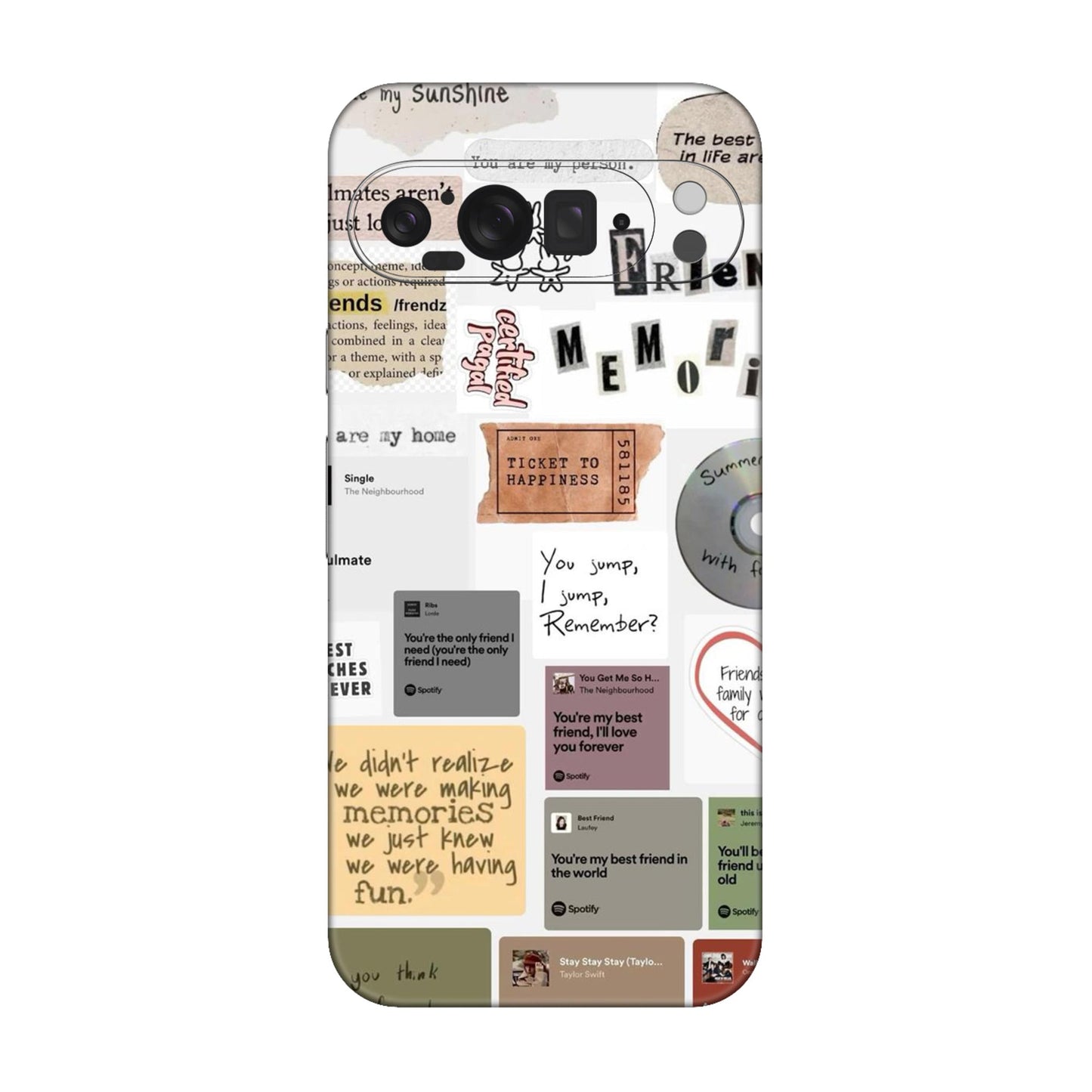 Soulmates & Memories Collage Mobile Skin For Google Pixel 9 Pro XL