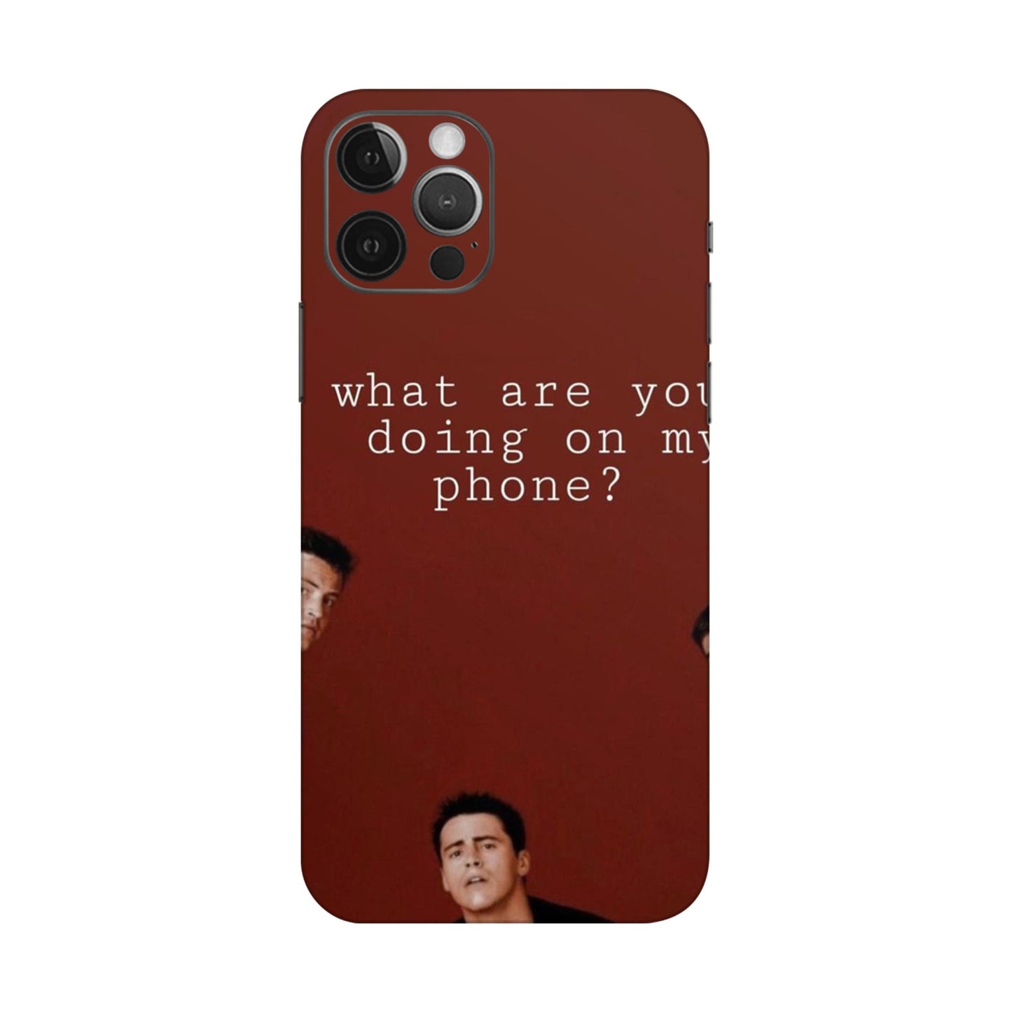 Peeping Trio Phone Check Mobile Skin For iPhone 12 Pro Max
