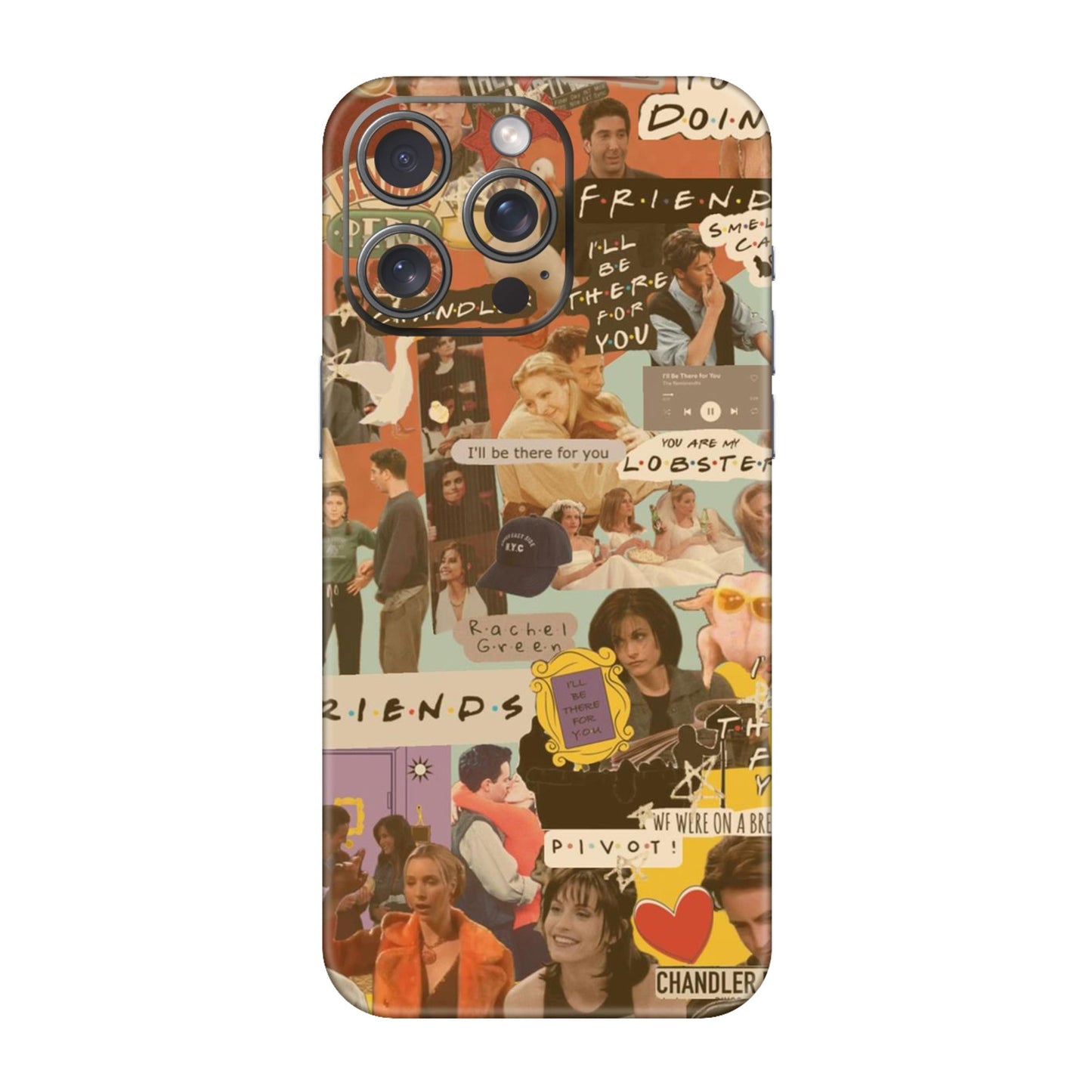 Ultimate Friends Collage Mobile Skin For iPhone 15 Pro Max