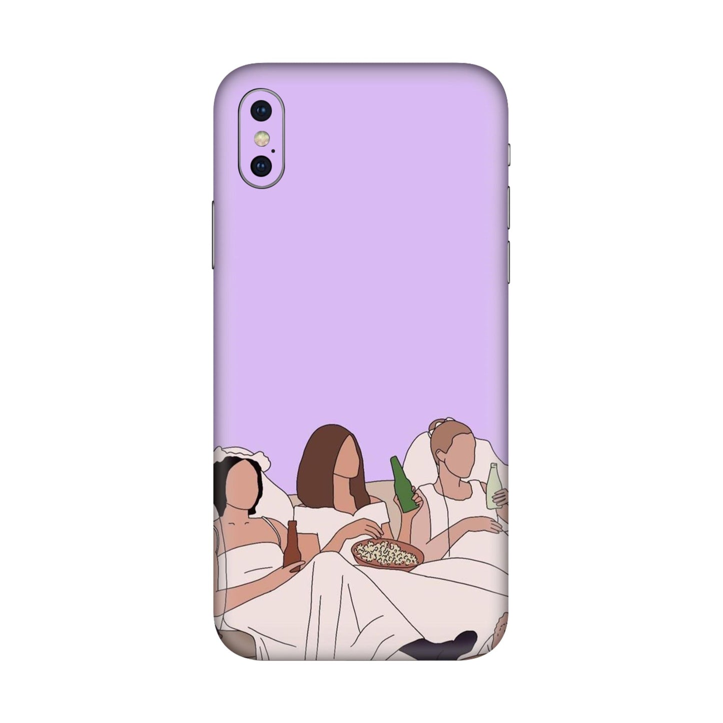 Bride Brigade Hangout Mobile Skin For iPhone X