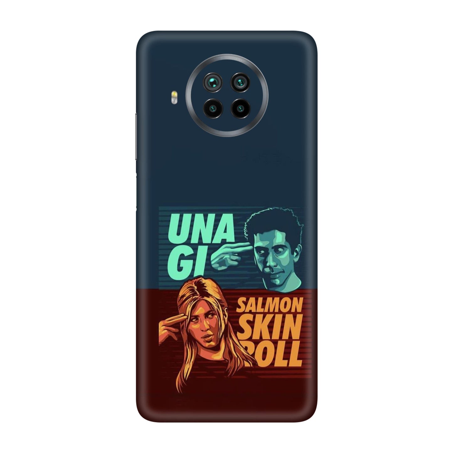 Unagi Salmon Skin Duo Mobile Skin For Mi 10i