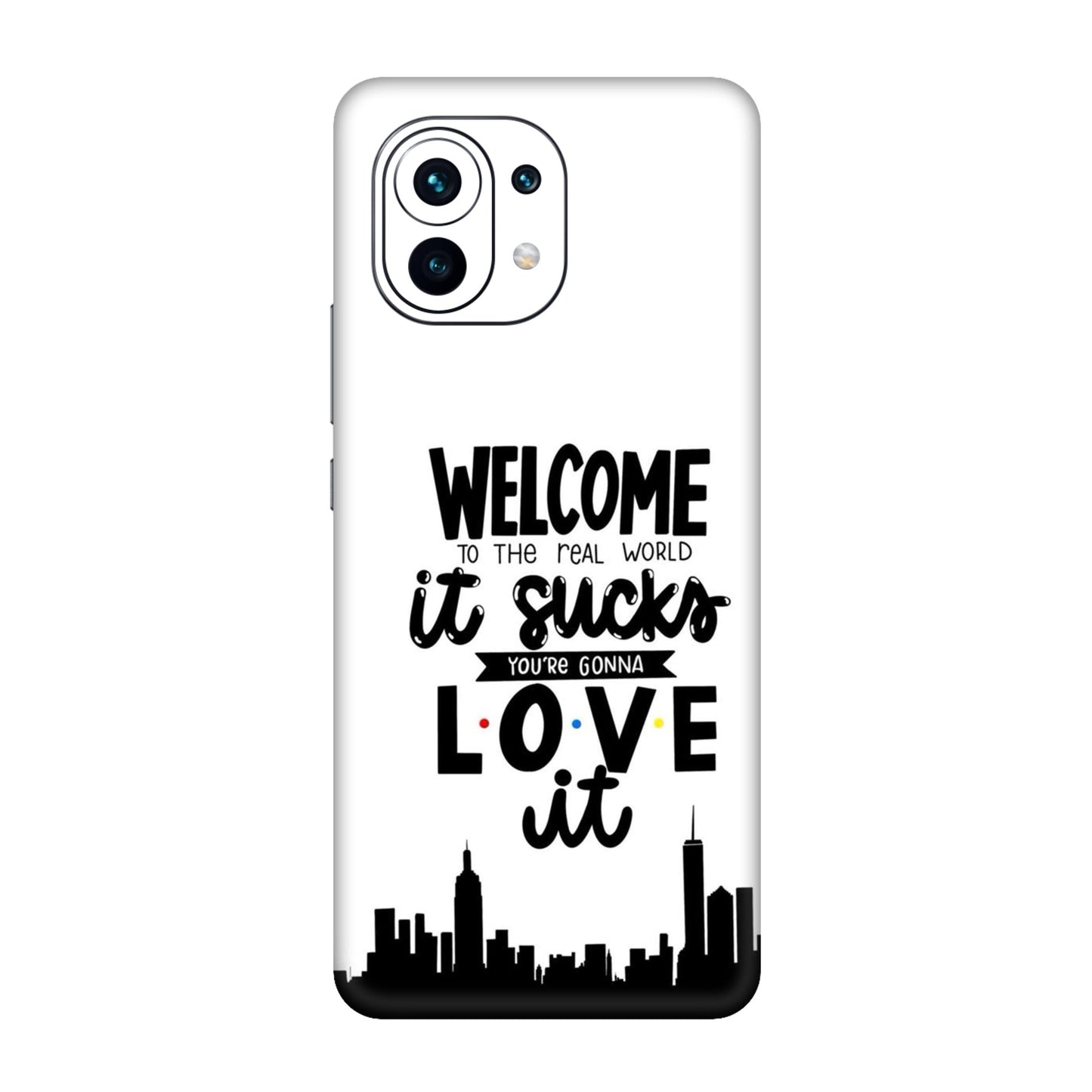 Real World NYC Quote Mobile Skin For Mi 11 5g