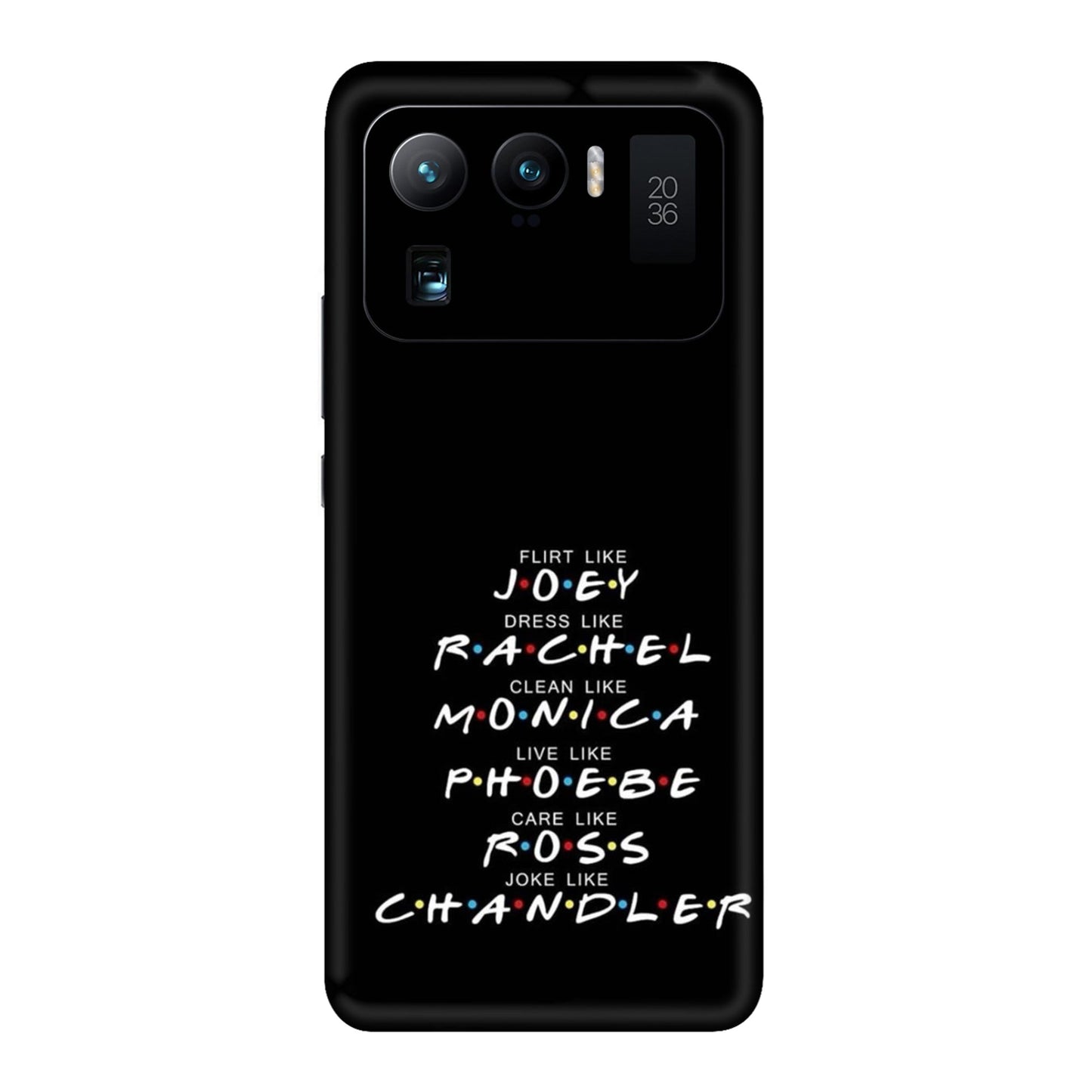 Friends Character Traits Mobile Skin For Mi 11 Ultra