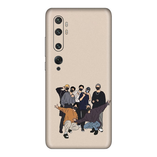 Minimalist Masked Crew Mobile Skin For Mi Note 10